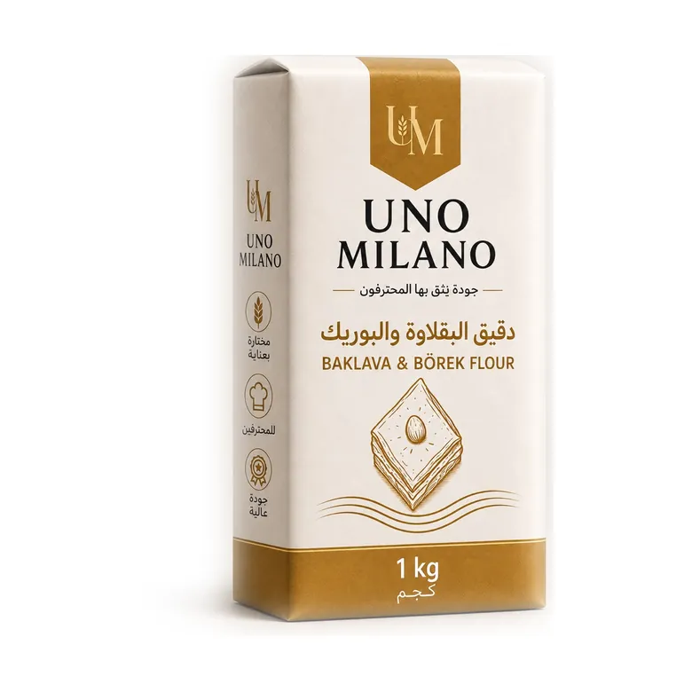 UNO MILANO Baklava and Börek Flour in a 1 kg retail pack