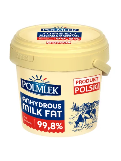 POLMLEK Anhydrous Milk Fat 99.8% in a 500 g plastic bucket